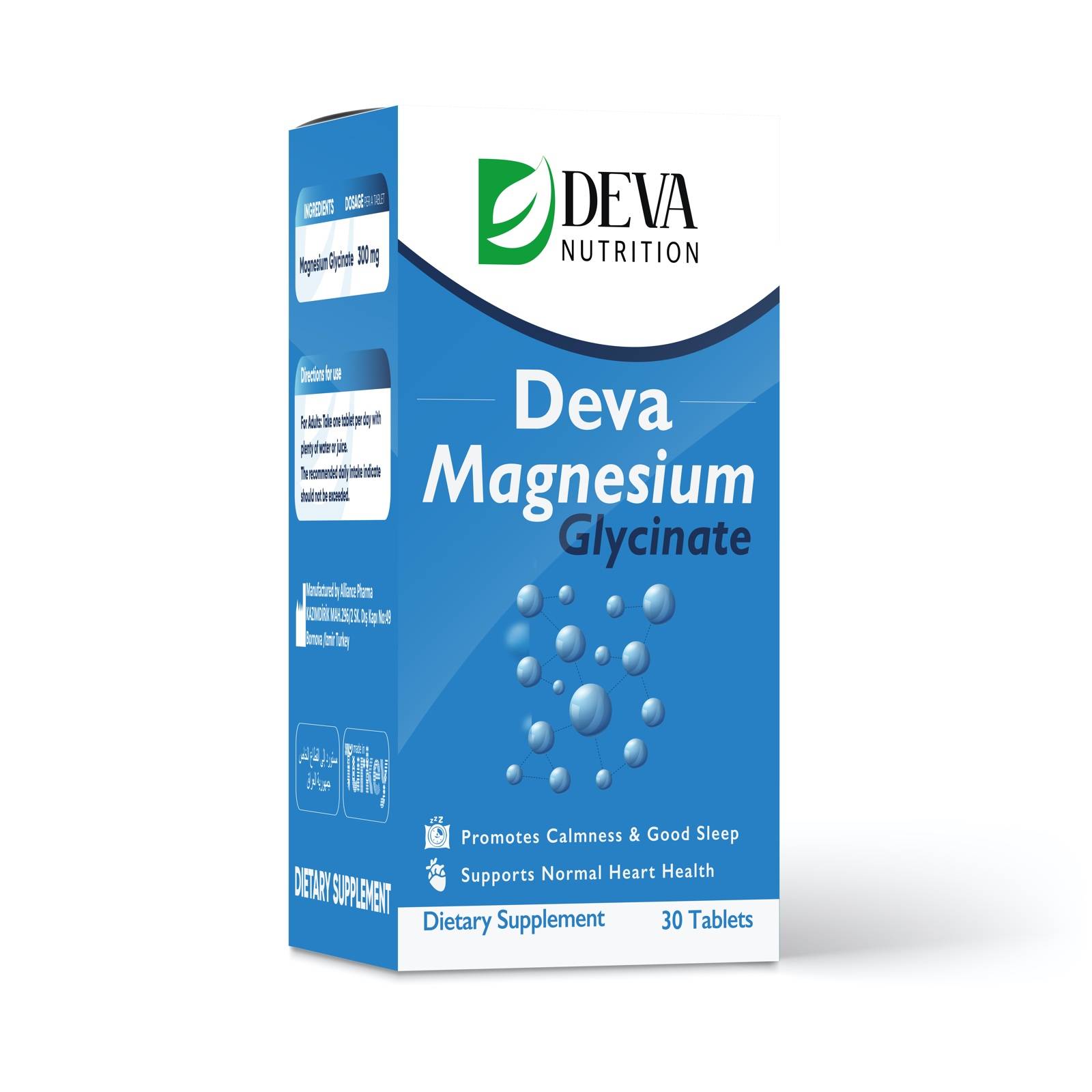 Deva Magnesium Glycinate 30 Tablets