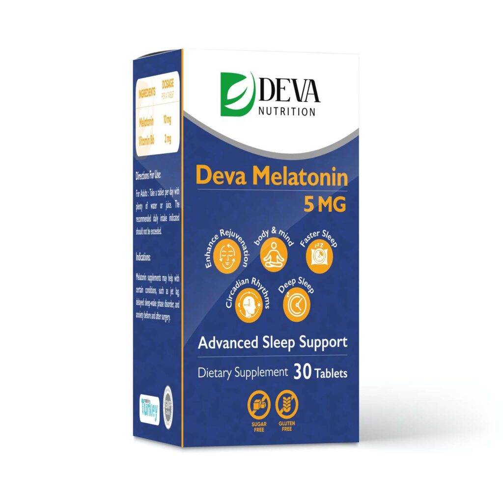 Deva Melatonin 5mg 30 Tablets