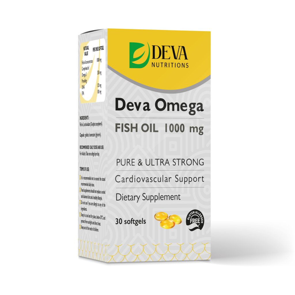 Deva Omega 1000mg 30 Softgels