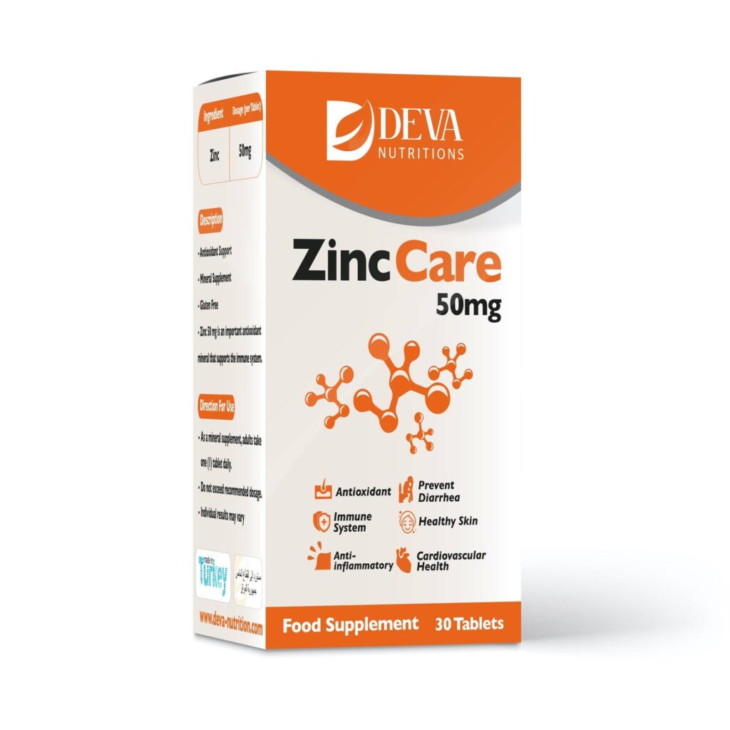 Zinc Care 50mg 30 Tablets